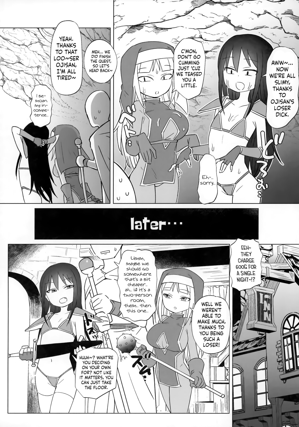 Hentai Manga Comic-The Brat Party and The Correcting Old Man-Read-10